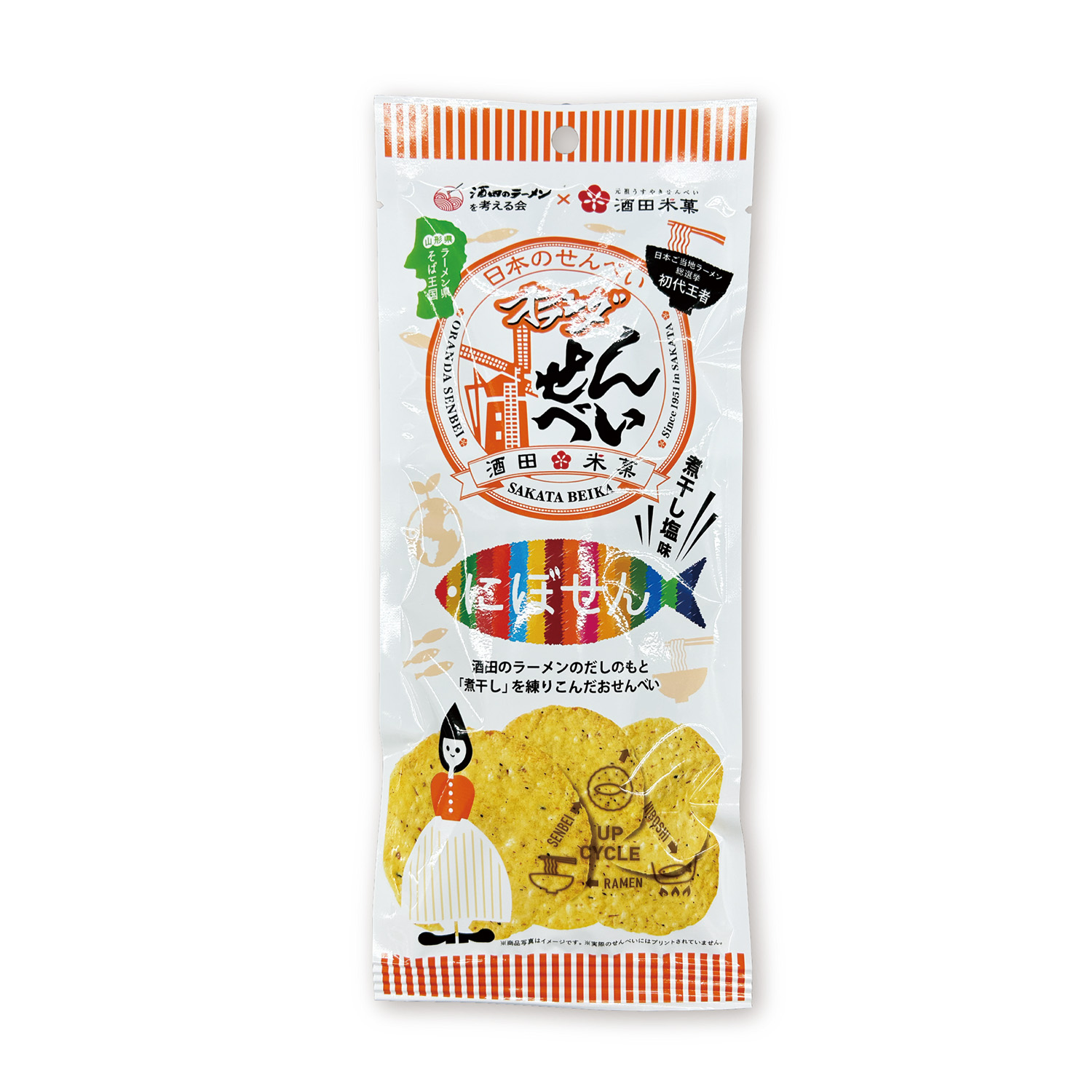 オランダせんべい にぼせん ｜ 酒田米菓