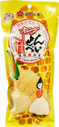 オランダせんべい　焼きとうもろこし味